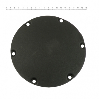 DOSS Domed 6 Hole Derby Cover in Matte Black Finish For 2004-2020 XL Sportster & 2008-2012 XR1200 Models (ARM769415)