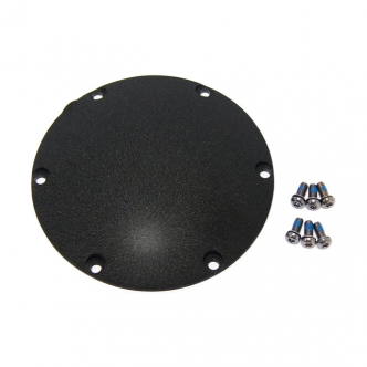 DOSS Domed 6 Hole Derby Cover in Wrinkle Black Finish For 2004-2020 XL Sportster & 2008-2012 XR1200 Models (ARM843515)
