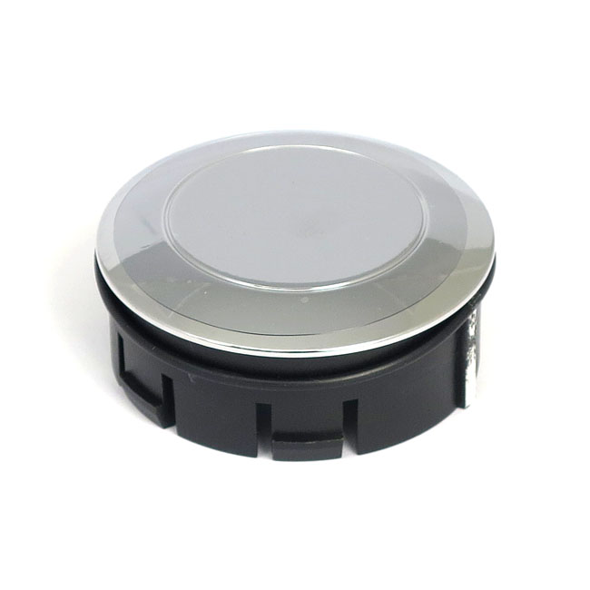 DOSS PopUp NonVented Dummy Left Side Gas Cap in Chrome Finish For