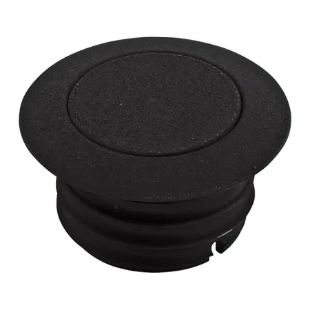 DOSS Pop-Up Non-Vented Gas Cap in Black Finish For 1983-1995 Harley Davidson Models (75-025B)
