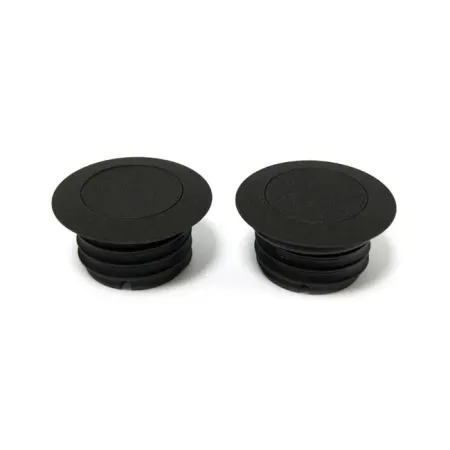 DOSS Pop-Up Non-Vented & Vented Gas Cap Set in Black Finish For 1983-1995 Harley Davidson Models (75-025)