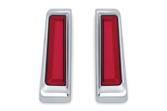 Kuryakyn Tracer L.E.D. Inserts For Saddlebag Supports In Chrome For Harley Davidson 2014-2023 Touring Models (2900)
