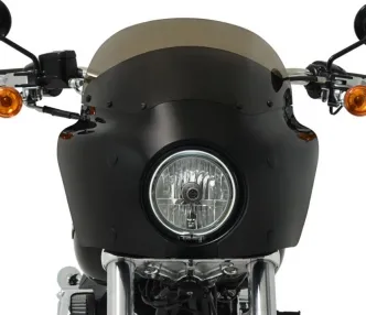 Memphis Shades 7 Inch Road Warrior Windshield Cafe Black Smoke (MEP86401)