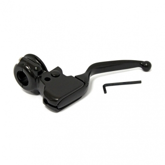 DOSS Handlebar Cable Clutch Lever Assembly in Black Finish For 2008-2013 Touring Models (ARM522555)
