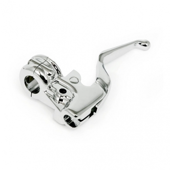 DOSS Handlebar Clutch Lever Assembly in Chrome Finish For 2014-2020 XL Sportster Models (ARM934509)