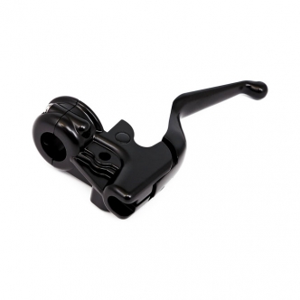 DOSS Handlebar Clutch Lever Assembly in Black Finish For 2014-2020 XL Sportster Models (ARM144509)