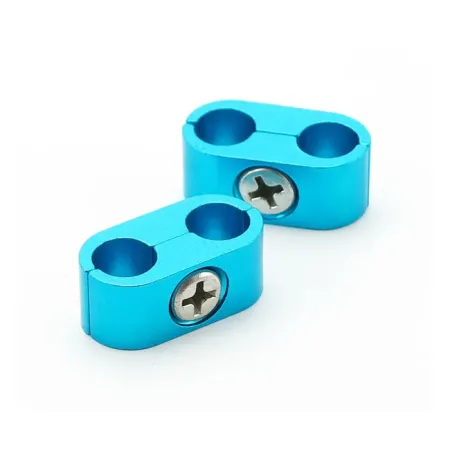 DOSS 8mm Smooth Spark Plug Wire Separator in Blue Finish (74526L)