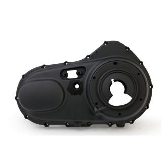 DOSS Outer Primary Cover in Black Powder Coated Finish For 2006-2020 XL Sportster Models (ARM670109)