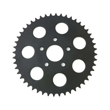 DOSS 51 Teeth Rear Sprocket in Black Finish For 1973-1985 4 Speed Big Twin, 1979-1981 XL Sportster Models (10-757BK)