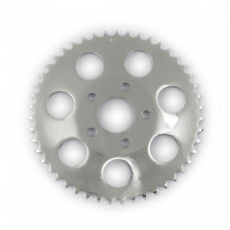 DOSS 49 Teeth Rear Sprocket in Chrome Finish For 1973-1985 4-Speed Big Twin, 1979-1981 XL Sportster Models (ARM542009)
