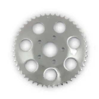 DOSS 49 Teeth Rear Sprocket in Chrome Finish For 1973-1985 4-Speed Big Twin, 1979-1981 XL Sportster Models (ARM542009)