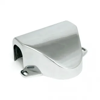 DOSS Handlebar Clamp Cover in Polished Finish For 1960-1984 FL, FLH & Custom Applications Models (ARM027509)