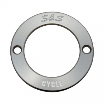 S&S Cycle Air Stinger Signature Stealth Cover Trim Ring Only In Clear Anodised Finish (170-0502)