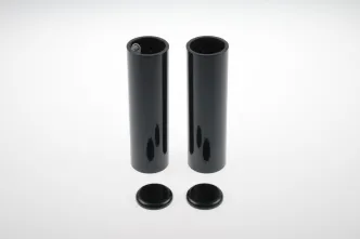 Cult Werk 4-Piece Fork Tube Cover Kit in Gloss Black Finish For 2010-2015 XL1200X, 2011-2017 XL1200C Models (HD-SPO028)
