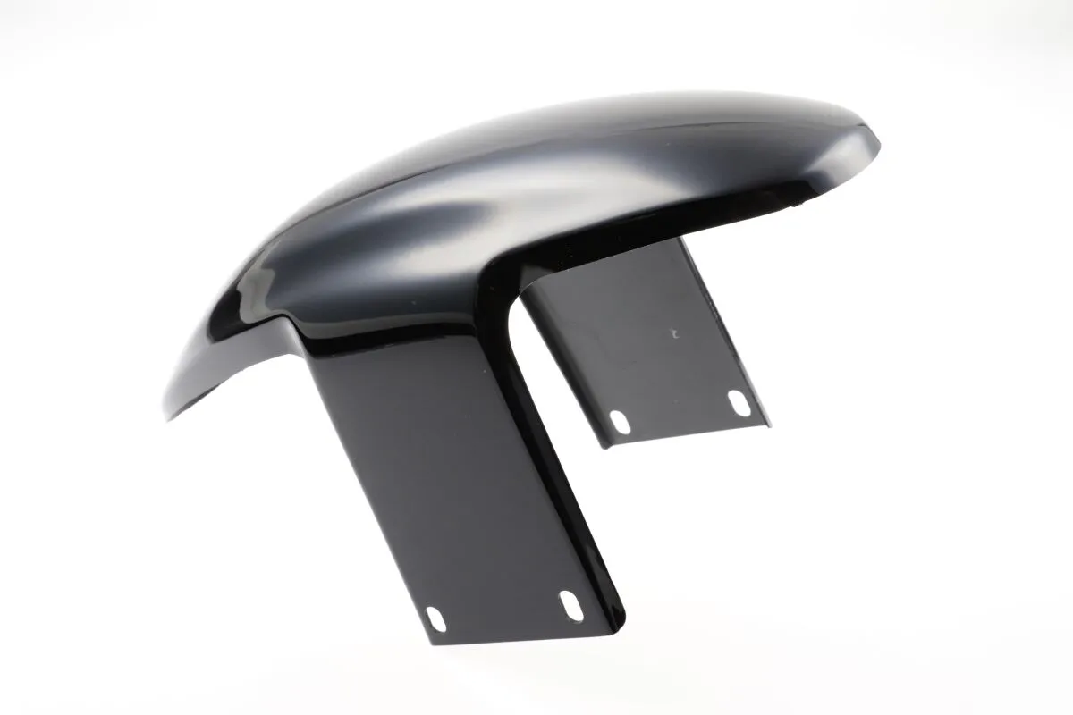 thumbnail image 2 of Gloss Black Front Fender For Harley Touring Electra Glide 2014-2023 – Heavy Duty Steel, Pre-Drilled, TCMT 2 of 3