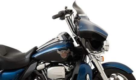 Klock Werks 6.5 Inch Flare Bagger Windshield in Dark Smoke Finish For 1999-2013 FLHT, FLHTC, FLHX And HD FL Trike Models (KWW-01-0200)