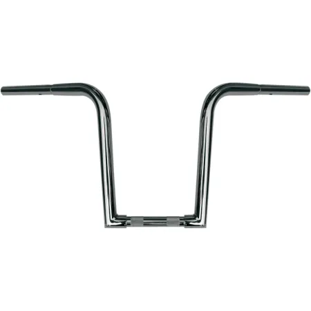 Wild 1 12 Inch Outlaw Z Apehanger in Chrome Finish For 1982-2020 Harley Models With Mechanical & E-Throttle (Excluding 1988-2011 Springers) (WO612)