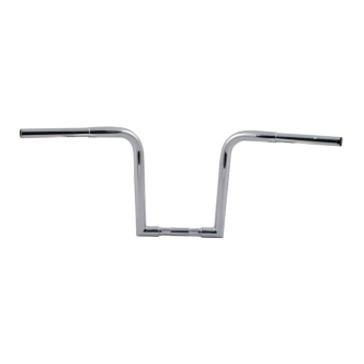 Wild 1 14 Inch Outlaw Z Apehanger in Chrome Finish For 1982-2020 Harley Davidson With Mechanical & E-Throttle Models (Excluding 1988-2011 Springers) (WO614)