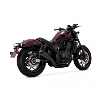 Vance & Hines Upsweep Slip-On Muffler in Black Finish For 2021-2024 Honda Rebel 1100 Models (48425)