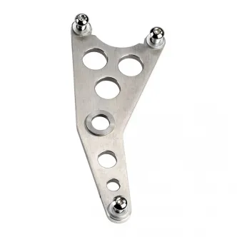 Kustom Tech Super Freni Rear Caliper Bracket in Raw Finish For Top Mount Swingarm (03-331)