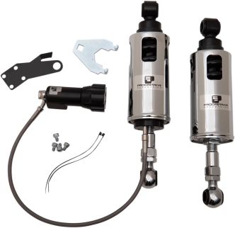 Progressive Suspension 422 Series Heavy Duty Shocks With RAP in Chrome Finish For 1989-1999 Softail Models (422-4101C)