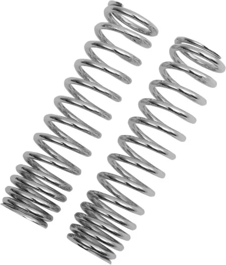 Progressive Suspension Standard Rate 95-140 PSI Replacement Shock Springs in Chrome Finish For 412 Series (03-1367C)