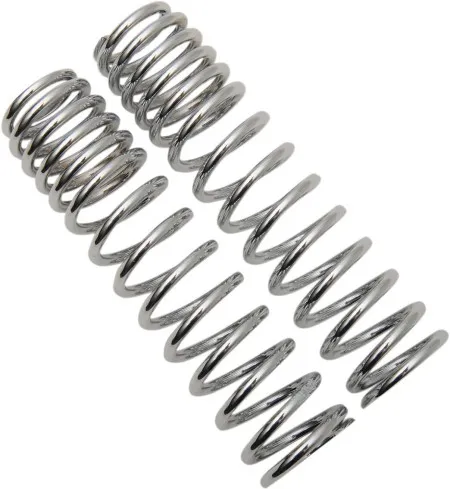 Progressive Suspension Heavy Duty Rate 105-150 PSI Replacement Shock Springs in Chrome Finish For 412 Series (03-1368C)