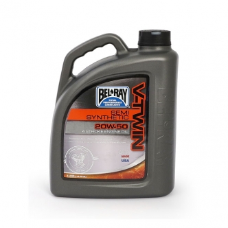 Bel-Ray 20W50 4L Semi-Synthetic Motor Oil For V-Twin Engines (ARM541219)