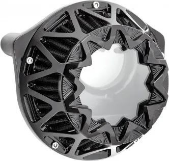 Arlen Ness Crossfire Air Cleaner In All Black For Harley Davidson 1999-2017 Twin Cam (Exc. E-Throttle & 99-01 FLT) (600-044)