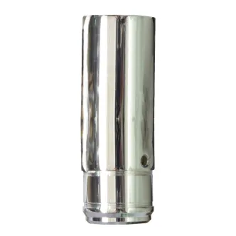 Custom Cycle +8 Inch Over Size 28 1/4 inches OAL 41mm Fork Tubes in Chrome Finish For 2000-2017 Softail (Excluding FXSB), 2000-2005 FXDWG, 1997-2005 FLT, 2006-2008 FLT Non-Fairing Models (T2004)