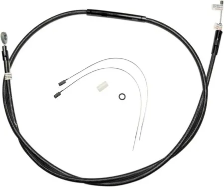 Magnum 75 Inch Replacement Clutch Cable in Black Pearl Finish For 2014-2021 Indian Chief, Chieftain, Springfield, Roadmaster Models (42308)