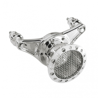 Roland Sands Design Nostalgia Velocity Stack in Chrome Finish For 1991-2017 Sportster Models (0204-2005-CH)