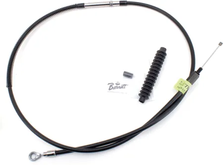 Barnett Standard Length Clutch Cable 62 Inch Outer Cable Length in Black Finish For 1987-2006 5-Speed Big Twin Models (101-30-10010)