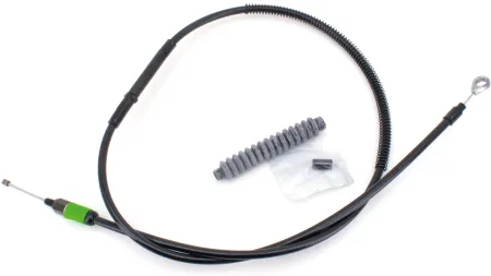 Barnett +10 Inch Clutch Cable 72 Inch Outer Cable Length in Stealth Black Finish For 1987-2006 5-Speed Big Twin Models (131-30-10007+08)