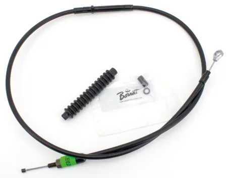 Barnett Standard Length Clutch Cable 53 Inch Outer Cable Length in Stealth Black Finish For 1986-2021 All XL Sportster & 2008-2012 XR1200 Models (131-30-10020)