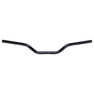 Biltwell Tracker Mid Handlebar In Black Finish For Harley Davidson 1982-2023 Motorcycles (excl. 88-11 Springers) (6008-2017)