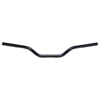 Biltwell Tracker Mid Handlebar In Black Finish For Harley Davidson 1982-2023 Motorcycles (excl. 88-11 Springers) (6008-2017)