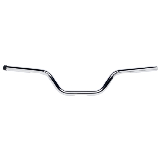 Biltwell Tracker High Handlebar In Chrome Finish For Harley Davidson 1982-2023 Motorcycles (excl. 88-11 Springers) (6009-1057)
