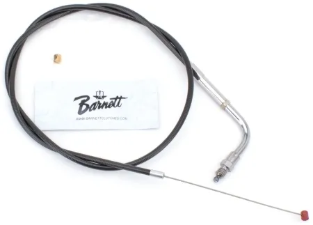 Barnett Standard Length Throttle Cable 32 Inch Outer Cable Length in Black Finish For 1990-1995 Big Twin, 1988-1995 XL Sportster Models (101-30-30014)