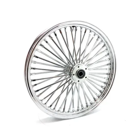 Doss Radial 48 Fat Spoke 3.50 X 23 Dual Flange TUV Front Wheel In Chrome (051-14532)