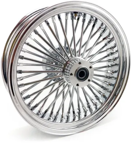 Doss Radial 48 Fat Spoke 5.50 X 18 TUV Rear Wheel In Chrome For Harley Davidson 2008-2021 Touring Models (051-0598)