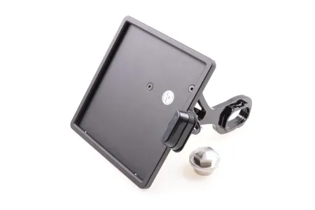 Cult Werk 180 x 200mm Germany Side Mount License Plate Bracket With Slide In Frame For Harley Davidson 2013-2017 Softail Breakout Models (HD-BRO020-DF)