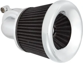 Arlen Ness M8 Velocity 90 Degree Air Cleaner Kit In Chrome For Harley Davidson 2018-2023 Softail, 2017-2023 Touring & 2017-2023 Trike Models (600-029)