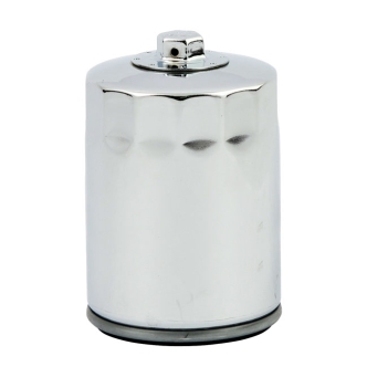 Doss MCS Spin-On Oil Filter With Top Nut In Chrome For Harley Davidson 2017-2023 M8 Models (ARM869029)