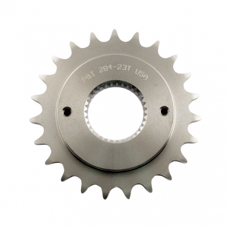 PBI 23 Tooth Steel Transmission Sprocket With No Offset For Harley Davidson 1986-2006 5 Speed Big Twin & 1991-2006 Sportster/Buell Models (284-23)