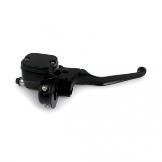 DOSS Handlebar Master Cylinder Assembly 11/16 Inch Bore in Black Finish For Dual Disc 1996-2007 B.T., 1996-2003 XL Sportster Models (ARM535049)