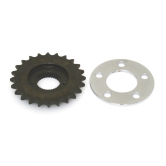 DOSS 24 Tooth Offset Transmission Sprocket Kit For Harley Davidson 1986-2006 Softail & 1985-1994 FXR Models (ARM039109)