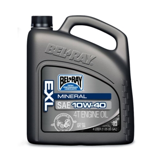 Bel-ray EXL 10W-40 Mineral 4T Engine Oil 4L (ARM050219)