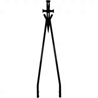 Cycle Visions Narrow 30 Inch Daggertude Stick Sissy Bar in Black Powder Coated Finish (CV8011B)