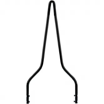Cycle Visions 18 Inch x 11 Inch Old School Stick Sissy Bar in Black Powder Coated Finish (CV-8025B)